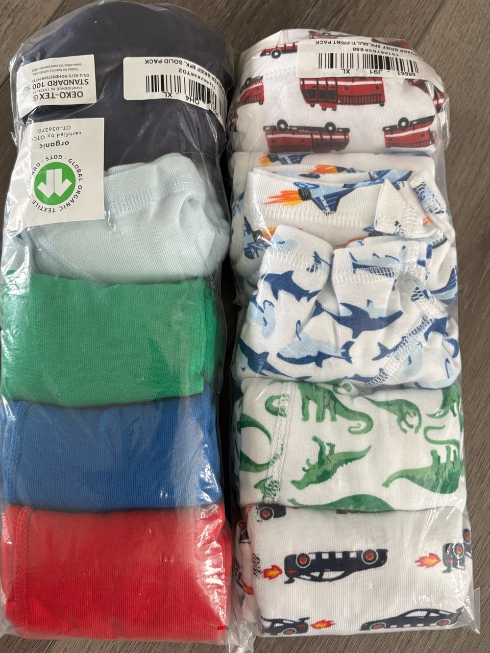 Hanna Andersson 10-Pack Cotton boxer briefs 160 XL new